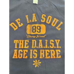 Medium T-Shirt De La Soul Strong Island 1989 Heavyweight Cotton Chest 19 Inches